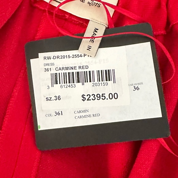 Lanvin Linen Ruffled Off Shoulder Dress.size 36. - Picture 10 of 13